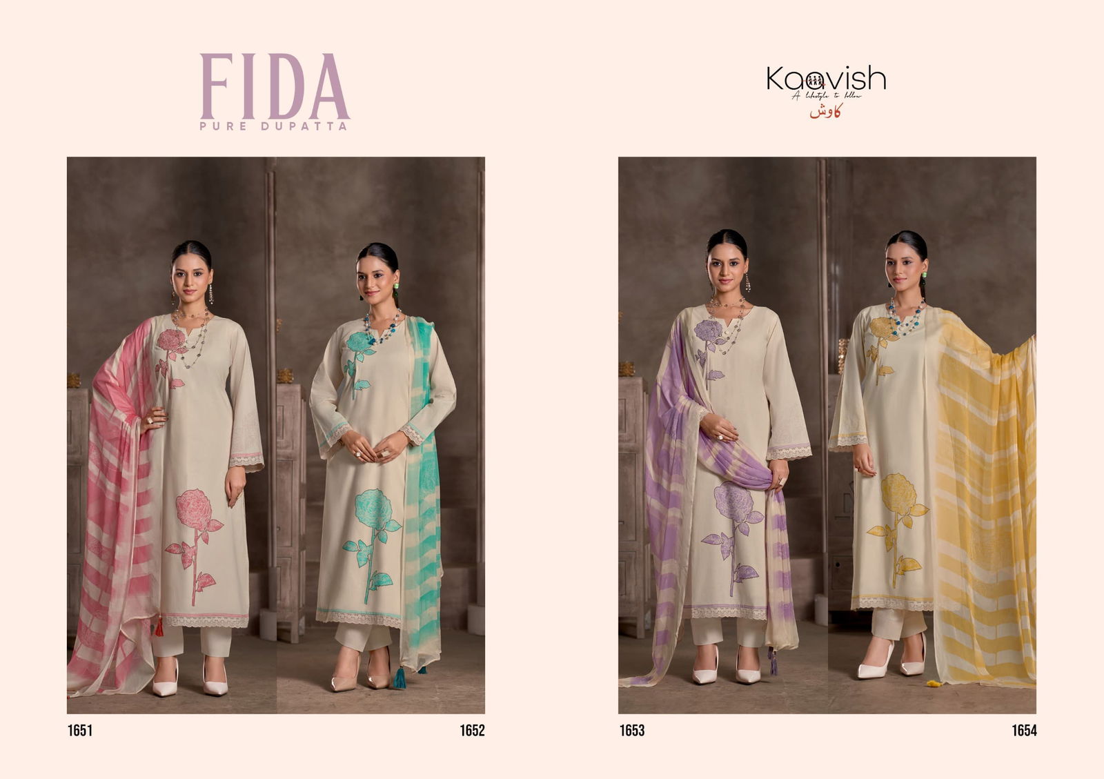 Fida By Kaavish Lawn Cotton Printed Designer Salwar Suits Orders In India